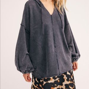 Free people Hoodie with pocket detail
